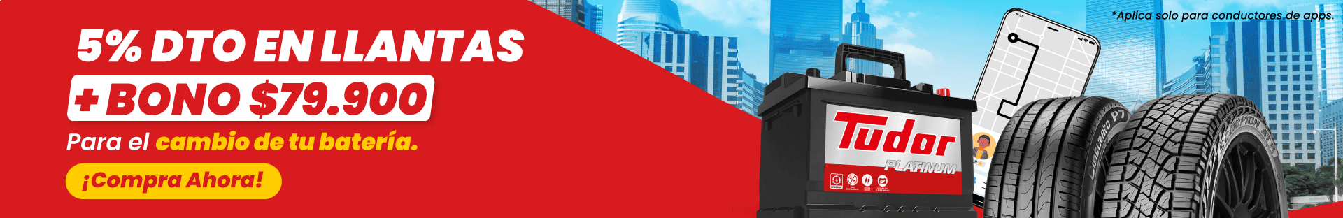 Banner desktop descuento conductores apps