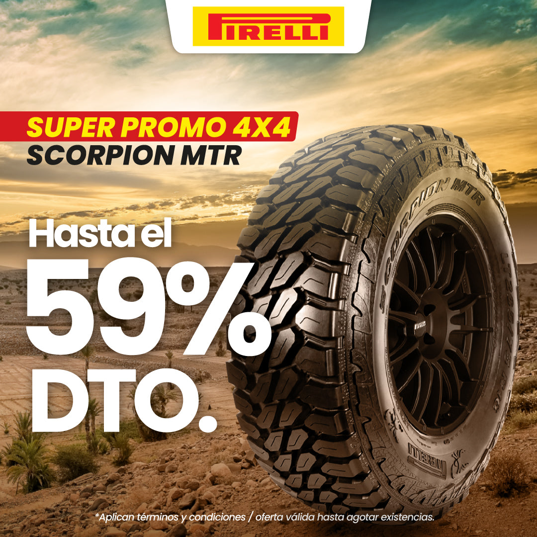Banner super promo 4x4 Scorpion MTR