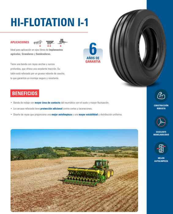 Llanta 16.5L-16.1SL I1 HI FLOTATION 14PR TITAN TL