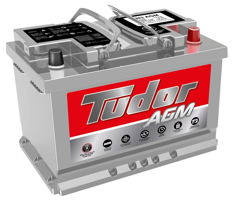Batería TUDOR LN2-T AGM (+) D