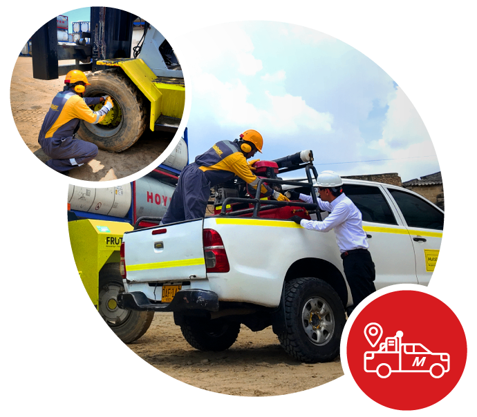 Soporte técnico y mantenimiento en campo