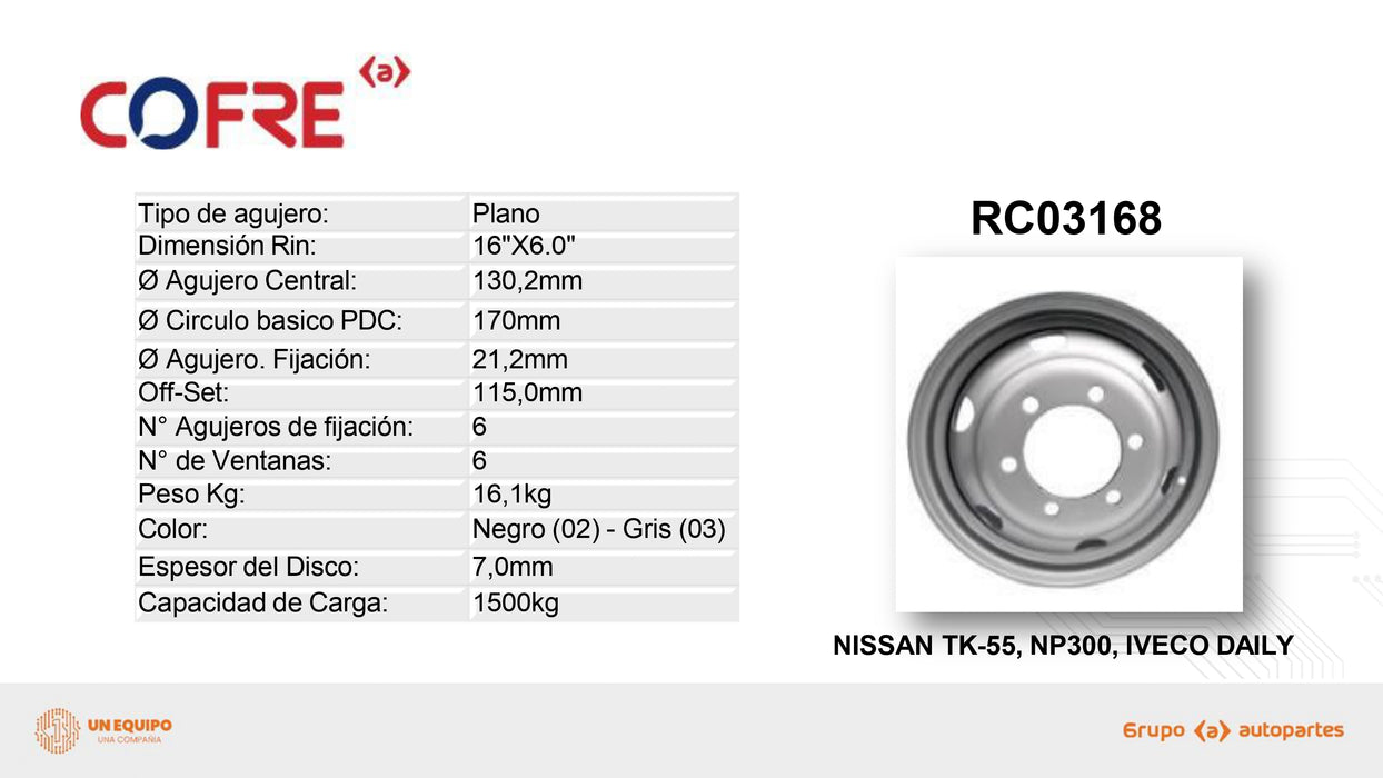 *RIN NISSAN TK55