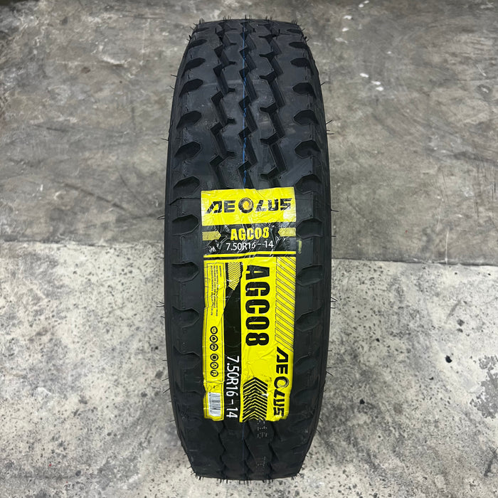 Llanta 7.50R16 14PR 122/118L AGC08
