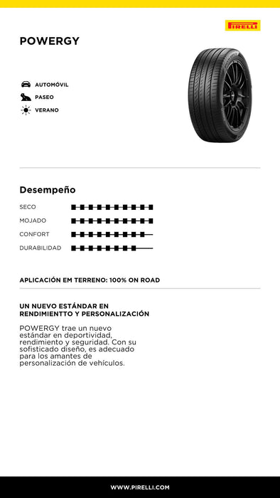 Llanta 195/55R16 87V Pirelli PWRGY
