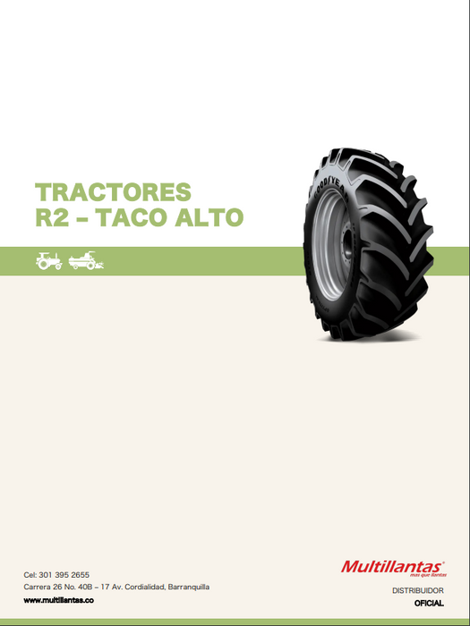 Llanta 13.6-38 R2 SPECIAL SURE GRIP TD8 6PR GOODYEAR TT