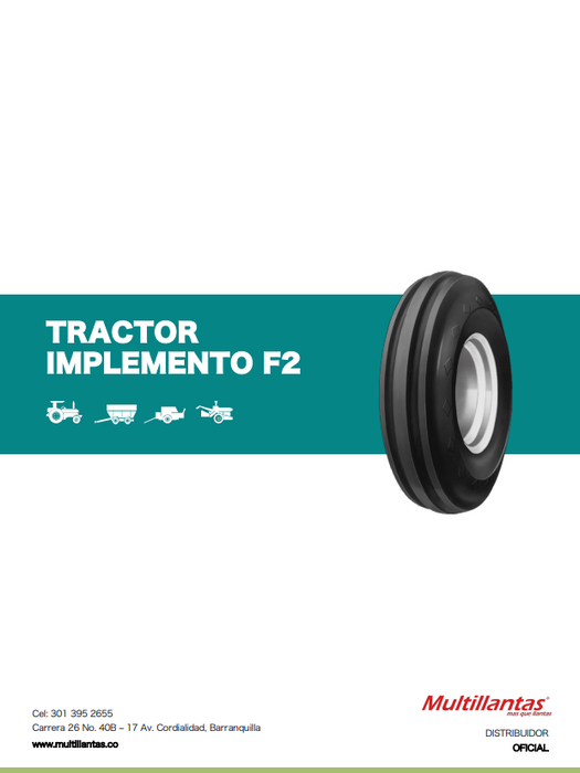 Llanta 10.00-16 F2 IF-131 115A6 Voltyre TL